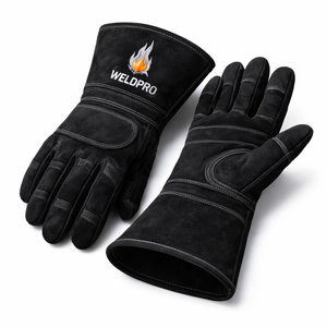 Gants de soudage en cuir robustes de qualité supérieure, résistants à la chaleur, pour la sécurité industrielle, nouvelle arrivée 2026, gants de sécurité 2026 - Product Image 3