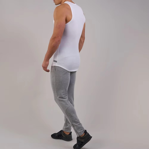 Nueva Camiseta sin Mangas Casual de Moda para Hombre, Ajustada, para Correr y Entrenar, OEM Personalizada, Camiseta de Gimnasio de Secado Rápido, Transpirable, con Insignia, Venta al por Mayor - Product Image 5
