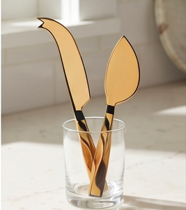 Modern Design <b>Cheese</b> <b>Knife</b> <b>Set</b> Stainless Steel Blades Wood Handles Durable Cutlery For Kitchenware Butter And <b>Cheese</b> Serving Use - Product Image 3