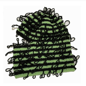 Nouvelle Arrivée Cagoule Tricotée à Un Trou Effet Vieilli Designer Cyberpunk Masque de Ski Couvre-Tout - Product Image 6