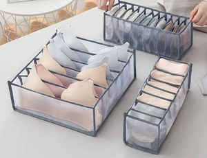 3 in 1 Mesh <b>Storage</b> Organizer Set Divided <b>Drawer</b> <b>Boxes</b> - Product Image 5