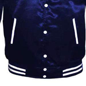 Veste en satin pour homme, fabrication pakistanaise, vente en gros à bas prix, veste de sport en satin de haute qualité pour homme - Product Image 5