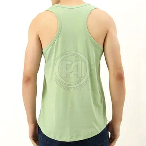 Vêtements de sport en gros, débardeur de musculation pour hommes, vêtements de fitness, couleur unie, taille personnalisée, débardeur homme - Product Image 3