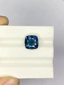 Topacio Azul Londres Natural de 5mm, Corte Facetado, Tono Azul Profundo, Procedente de Minas Brasileñas, Gemas Sueltas - Product Image 4