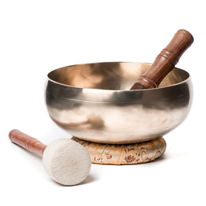 Cuenco de Canto de Latón Martillado de Alta Calidad a Precio Directo de Fábrica, Campana de Terapia de Sonido para Yoga y Sanación de Chakras con Golpeador - Product Image 2