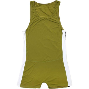 Singlet de Lucha Libre Verde Oliva sin Costuras, de Secado Rápido y Transpirable, Camiseta Deportiva de Una Pieza - Product Image 5
