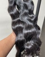 Extensions de cheveux humains bouclés naturels, doux et volumineux, pour tissage