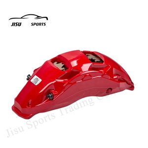 Conjunto completo 400mm Carro Cerâmica Discos De Freio 10 <span class=keywords><strong>Pot</strong></span> Freio Dianteiro Traseiro Único <span class=keywords><strong>Pot</strong></span> Caliper Kit para Audi A5 A6 A7 A8 RS5 RS6 RS7 RS8 - Product Image 4