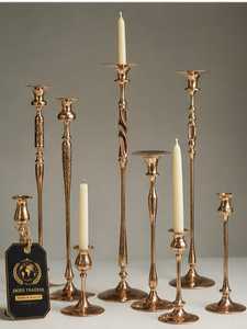 Ensemble de bougeoirs rustiques en résine en forme de bois de cerf, support de bougie en fausse corne, centre de table vintage style campagnard - Product Image 4