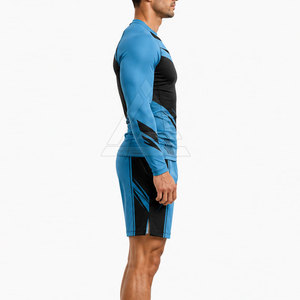 Ensemble rashguard et short MMA premium avec motif imprimé assorti, tissu extensible pour l'entraînement et les performances athlétiques - Product Image 6