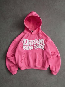 Sudadera con capucha unisex para hombre y mujer, ropa de calle informal, sudadera con capucha de forro polar, cálida para el invierno, estilo oversize, para uso diario. - Product Image 6