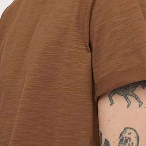 เสื้อยืดผู้ชาย คอตตอน 100% แขนสั้น คอกลม สีพื้น ขายส่งจากโรงงาน รับผลิตตามจำนวน เสื้อยืดผู้ชายสำหรับขาย - Product Image 4