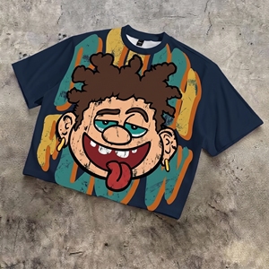 T-shirts pour hommes en toile 100% coton de haute qualité, nouvelle mode, manches courtes, vêtements d'été, taille personnalisée, streetwear, respirant, uni - Product Image 5