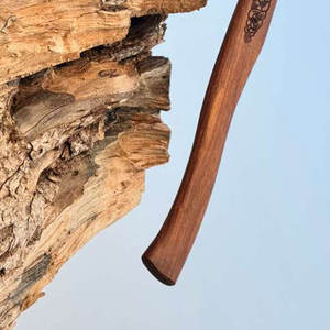 Viking Style Axe Industrial Carbon Steel Head Wooden Handle Nordic Design Camping Bushcraft <b>Wood</b> Chopping <b>Tool</b> Decorative - Product Image 3