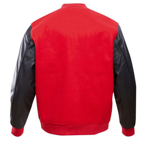 Custom Made <b>Men's</b> Winter Varsity <b>Jackets</b> Embroidery Front Design <b>Letter</b> Pattern 100% Wool Windproof Breathable Reversible - Product Image 5