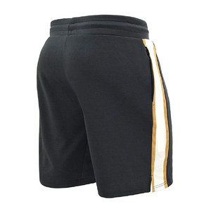 Shorts de boxe bleus pour hommes avec ceinture blanche et bande latérale, séchage rapide, extensibles, respirants, en polyester, pour arts martiaux - Product Image 3