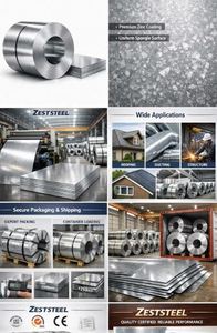 Service de découpe de bobines d'acier galvanisé revêtu de zinc, épaisseur 0,3-5 mm, dureté moyenne, sans brillance, prix de gros par le fournisseur - Product Image 5