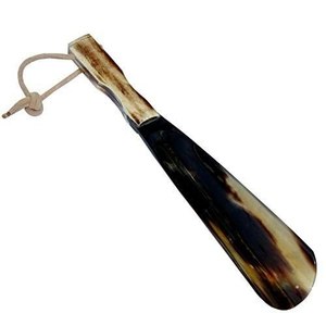 Premium buffalo horn shoe natural material shoe horn curved design smooth finish durable footwear <b>helper</b> classic tool - Product Image 3