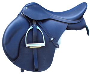 Silla de Montar Inglesa Hecha a Mano de Primera Calidad, Cuero Genuino, Cómoda, Duradera, Ligera, Equipo Ecuestre de Calidad - Product Image 2