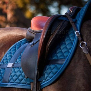 Wholesale Fabric Horse Saddle Pads Customized Embroidery Logo English Saddle Pad for Horses Wholesale Horse Saddle Pads - Product Image 2