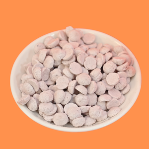 Bouchées de yaourt lyophilisé à la saveur de myrtille |   Collation saine et croustillante, fournisseur OEM, emballage en vrac, durée de conservation de 12 mois - Product Image 1