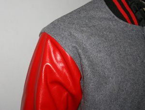 latest style custom size fashionable heavy quality best price comfortable letter <b>men</b> jacket - Product Image 4