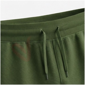 Ensemble de survêtement vert olive pour homme, manches longues, col montant, fermeture éclair sur le devant, couleur unie, respirant, coupe décontractée, vêtements d'automne - Product Image 5
