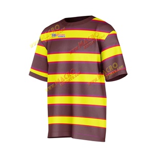 Factory Custom Wholesale Contrast Ringer Mens <b>t</b> <b>Shirt</b> 100% <b>Thick</b> Cotton Blank <b>T</b>-<b>shirts</b> - Product Image 6