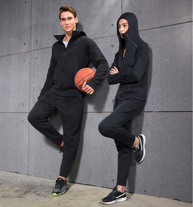 New Arrival Fit Hooded Gym <b>Workout</b> <b>Hoodies</b> Jogging Tracksuits Embroidery Streetwear Cotton Cargo Pants Plus Size Winter - Product Image 5