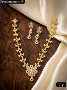 Fancy Collection High Quality <b>Gold</b> Plated Kundan Imitation Pearl Necklace Earring <b>Set</b> Women's Wedding Jewelry Latest Designed - Product Image 3