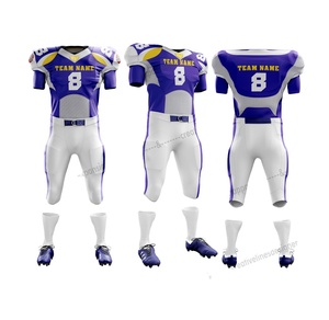 Kit de ropa deportiva de fútbol americano para hombre personalizable, tamaño de logotipo personalizado, diseños personalizados, nombre del equipo del club, ropa de Jersey de fútbol - Product Image 1