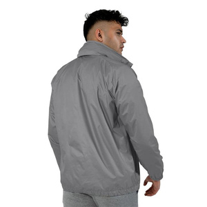 Chaqueta cortavientos informal para hombre, chaqueta impermeable con capucha de estilo moderno para exteriores, chaqueta impermeable con capucha de primera calidad para hombre, ropa de calle - Product Image 4