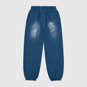 Pantalon évasé personnalisé pour homme 100% coton éponge, ourlet brut, délavé soleil, effet délavé à l'acide - Product Image 6