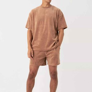 Conjunto de Verano Elegante y Sencillo para Hombre, Dos Piezas, Diseñado para Uso Casual, Cómodo, Transpirable y para Uso Diario - Product Image 2