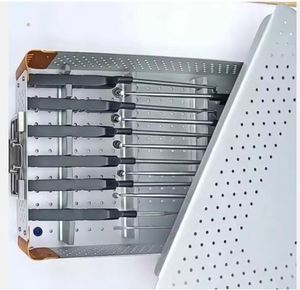 Microsect Reusable Manual Curette Kit 12pcs <b>Surgical</b> Curettes Tray Stainless Steel Orthopedic Medical <b>Instruments</b> CE Certified - Product Image 5