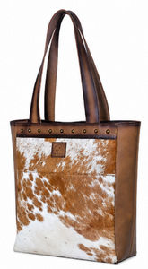 Premium Hairon Leather Tote Bag for Women Large Capacity Cowhide Shopper Handbag Fashion Travel Shoulder <b>Purse</b> - Product Image 4