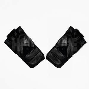 Gants de musculation unisexes confortables, ajustables, résistants, demi-doigts, en PU respirant et légers pour la salle de sport - Product Image 6