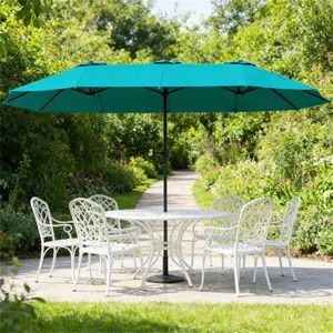 Ombrellone da Terrazzo Blu Navy Senza Base per Patio e Giardino - Product Image 1