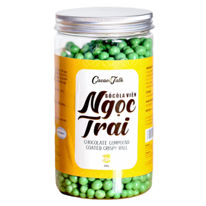 Chocolat Composé OEM/ODM Vente en Gros Directe du Fabricant HALAL Décoration de Gâteaux Boulangerie Boules Croustillantes au Chocolat Thé Vert Cacao - Product Image 1