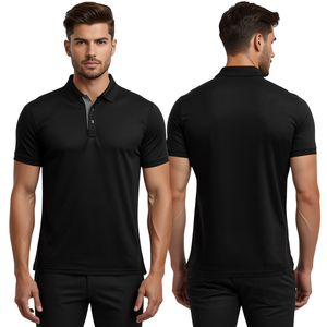 Camiseta Polo de Lujo para Hombre con Cuello con Cierre, Corte Ajustado Premium, Ropa Casual de Moda - Product Image 4