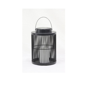 Classic Selling Eco-Friendly Premium Portable Centerpiece Metal &Glass Wire <b>Lantern</b> With <b>Black</b> Finish Candle <b>Lantern</b> for Outdoor - Product Image 1