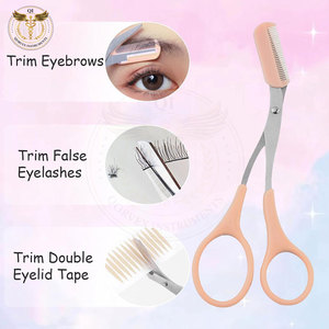 Premium Curved Eyebrow Scissors Stainless Steel Beauty Care Trimming <b>Makeup</b> <b>Tool</b> For Online Sale - Product Image 3