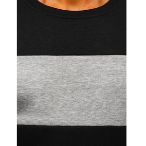 Sweat-shirt décontracté d'hiver pour hommes, couleur unie, respirant, 100 % coton molletonné, teint uni, prix abordable, vente en gros - Product Image 4