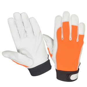 Gants de travail en cuir personnalisés avec logo, haute résistance, renforcés, pour hommes, à bas prix - Product Image 1