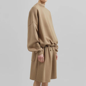 Conjunto Deportivo Informal de Verano, Camiseta de Manga Corta y Pantalones Cortos a Juego, 2 Piezas, de Alta Calidad, Secado Rápido, Transpirable, de Algodón para Hombre - Product Image 3