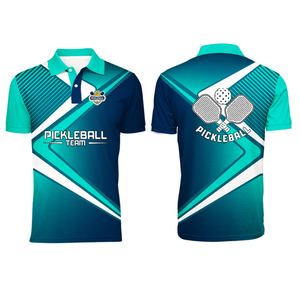 Uniformes de pickleball de qualité supérieure en gros, polos de sport personnalisés OEM pour hommes - Product Image 3