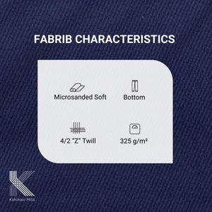 Tela de Algodón Pesado Bi-Stretch 325GSM 4/2 Twill, Textil de Alto Rendimiento, Directo de Fábrica, OEM ODM, Proveedor Mayorista - Product Image 3