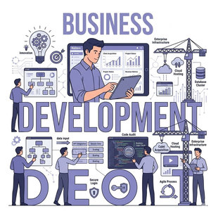 Services de développement de logiciels pour entreprises, solutions personnalisées d'applications et de gestion de logiciels, développement de structures logicielles - Product Image 1
