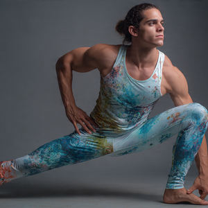 Leggings Deportivos Sublimados al por Mayor para Hombre, Leggings de Yoga, Leggings de Gimnasio con Estampado para Ejercicio - Product Image 2