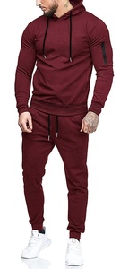 Ruiquwin ชุดกีฬายูนิเซ็กส์สำหรับผู้ชายและผู้หญิงชุดวอร์มลำลองสำหรับฤดูหนาวกางเกงวอร์มประดับพลอยเทียมเฮฟวี่เวทชุดวิ่งมีฮู้ดโลโก้ตามสั่ง - Product Image 4